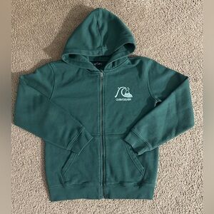 Quiksilver Teal Kids Zip-Up Hoodie